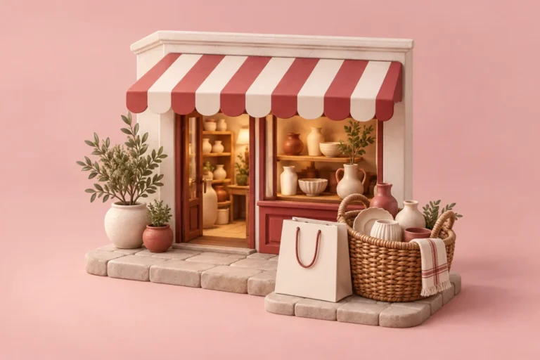 Shops & Local Products — temporary category illustration